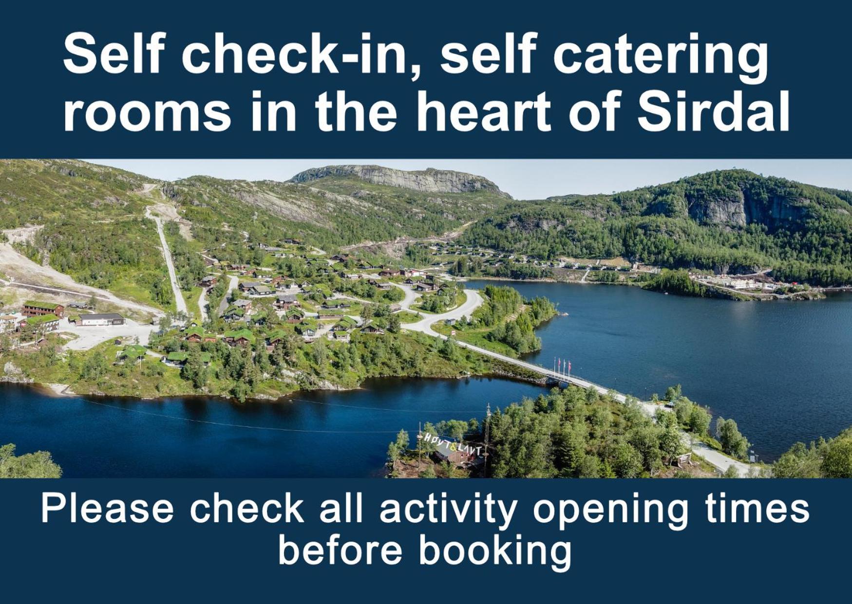 Отель Sirdal Fjellpark Tjorhom Экстерьер фото